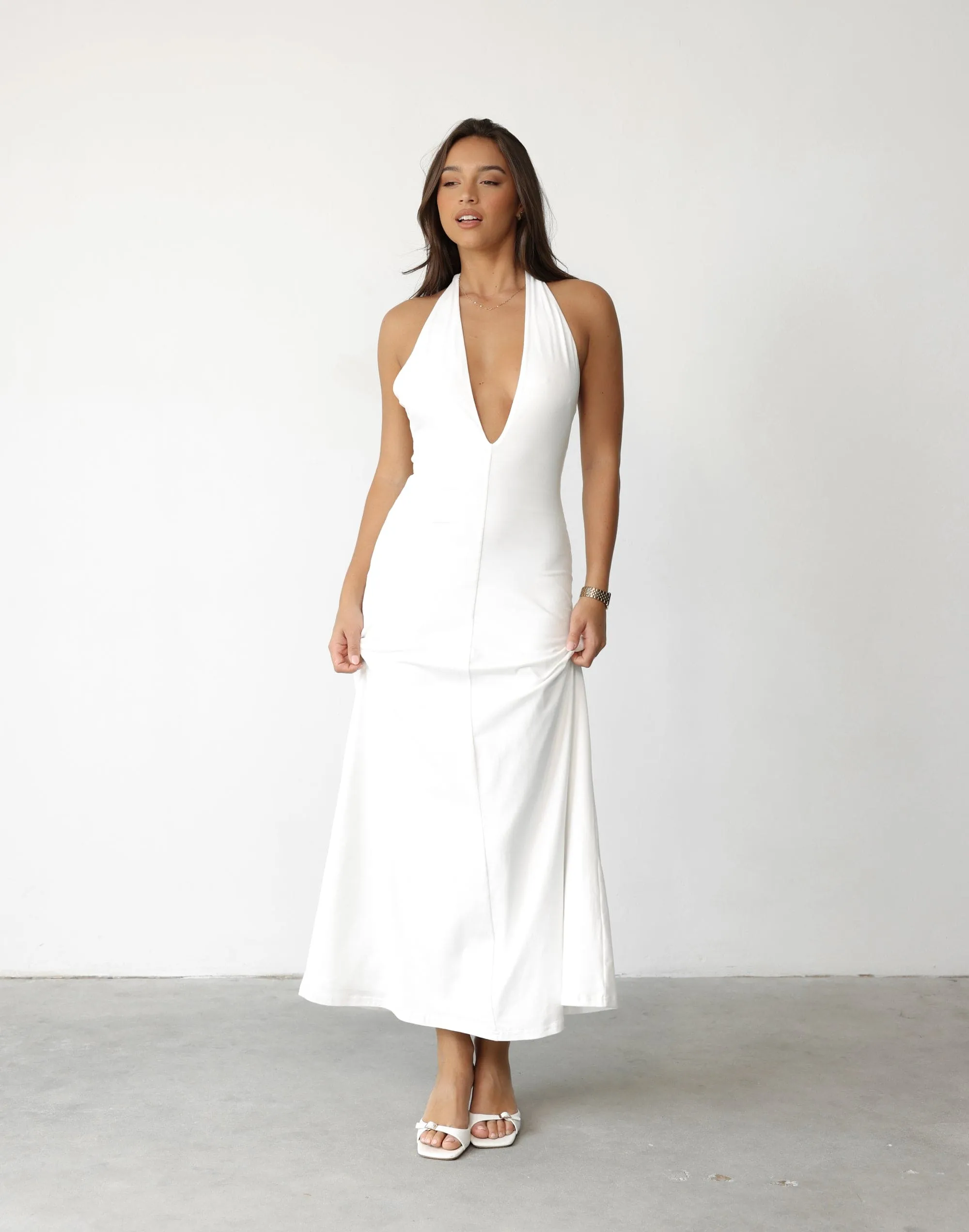 Victoria Maxi Dress (White) sold by Charcoal Clothing product image thumbnail 4