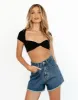 Tylah Crop Top (Black) sold by Charcoal Clothing