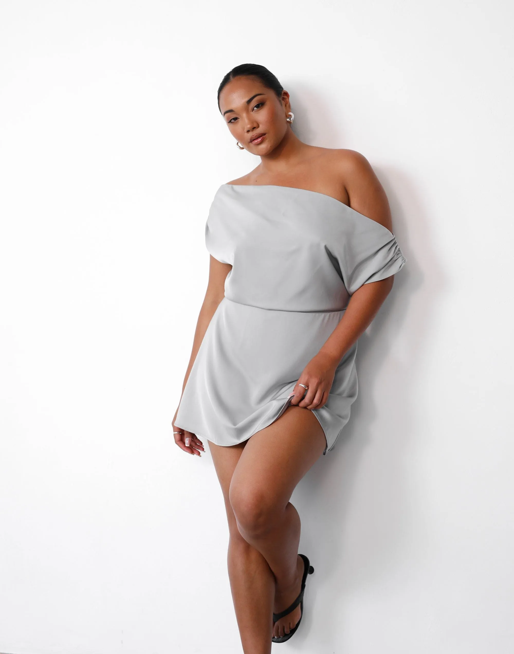 Angel Mini Dress (Cloud) sold by Charcoal Clothing