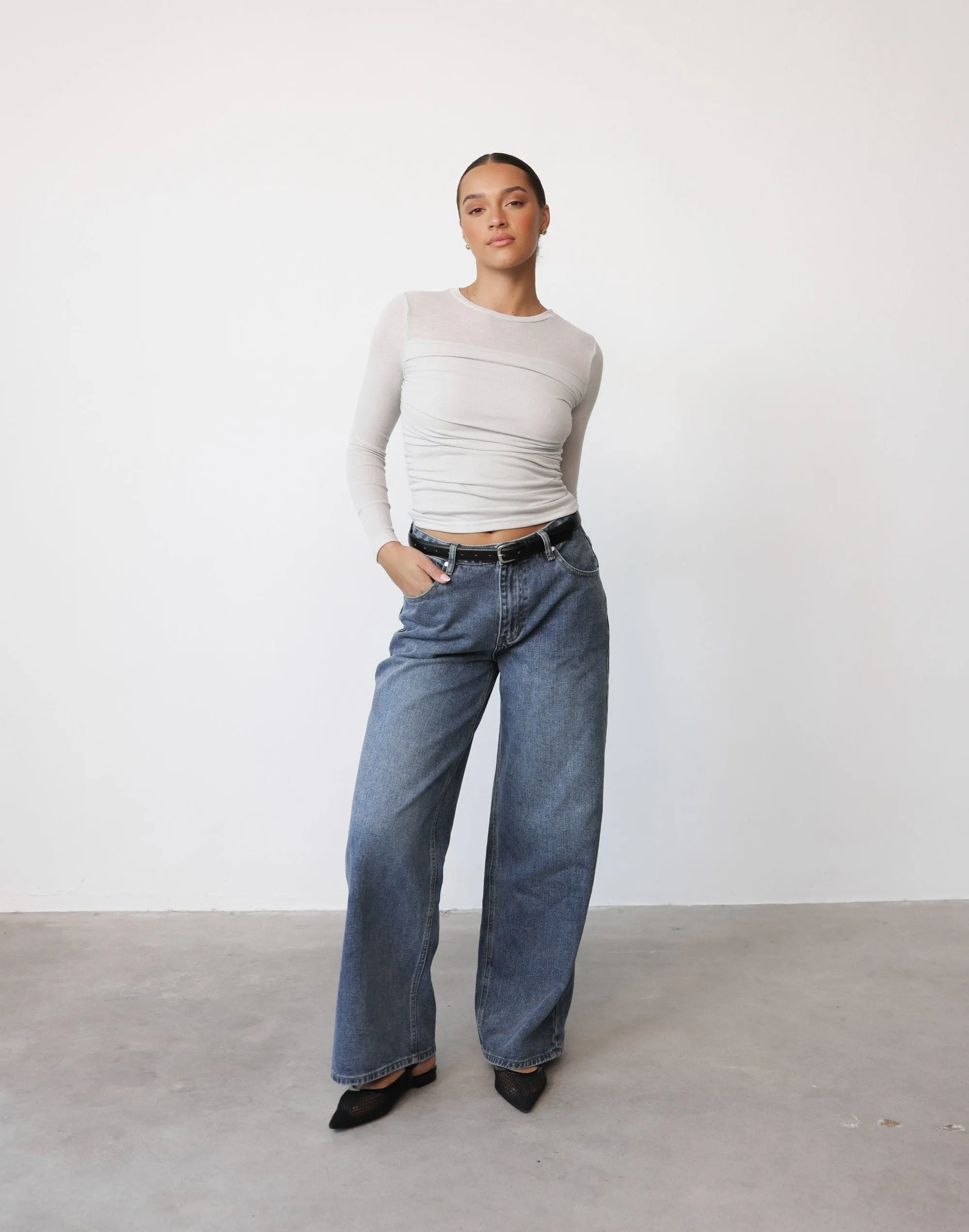 Mialani Top (Grey) sold by Charcoal Clothing product image thumbnail 2