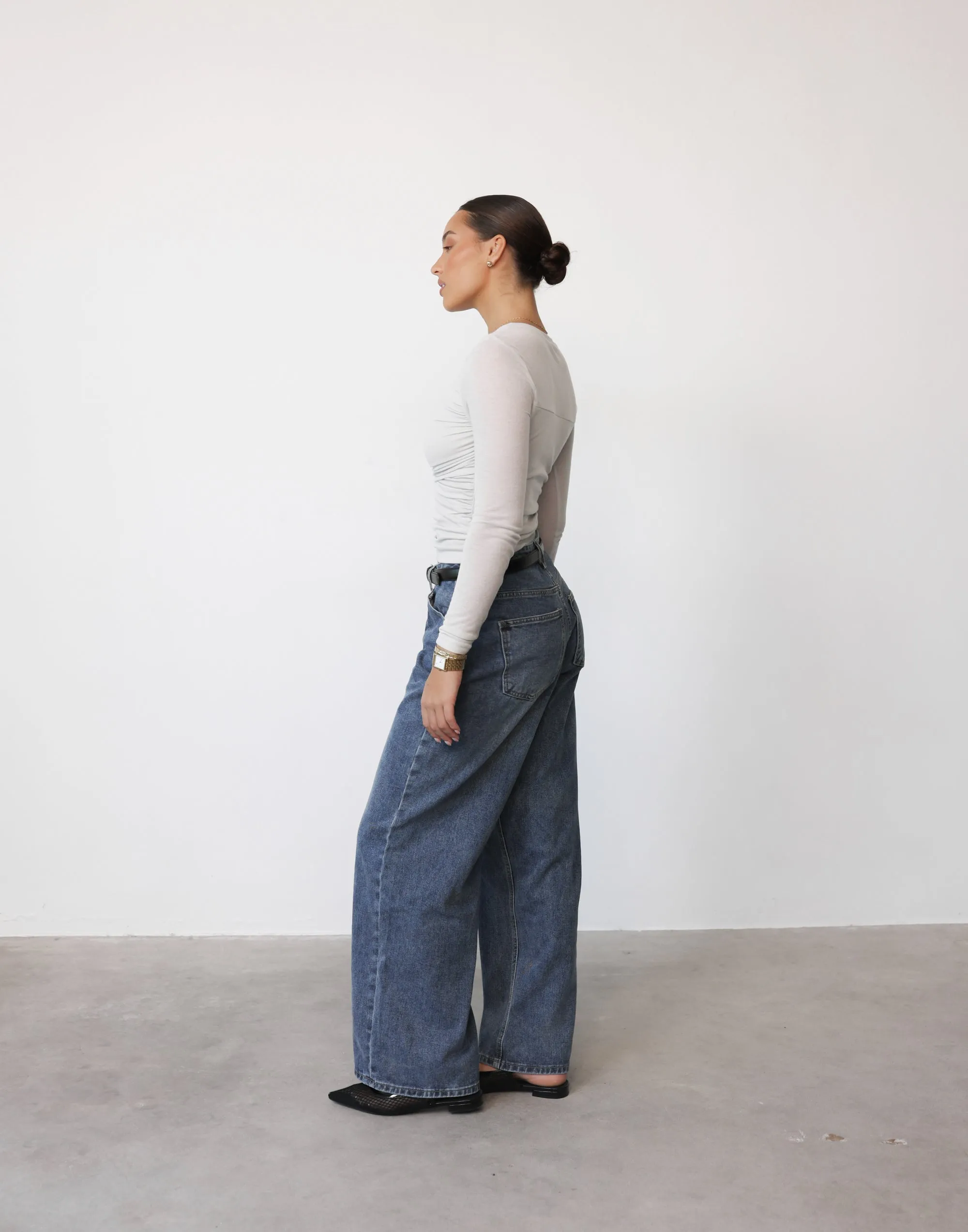 Mialani Top (Grey) sold by Charcoal Clothing product image thumbnail 3