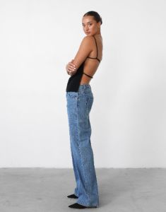 Camille Backless Top (Onyx) - By Lioness sold by Charcoal Clothing