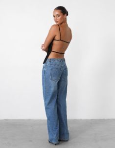 Camille Backless Top (Onyx) - By Lioness sold by Charcoal Clothing
