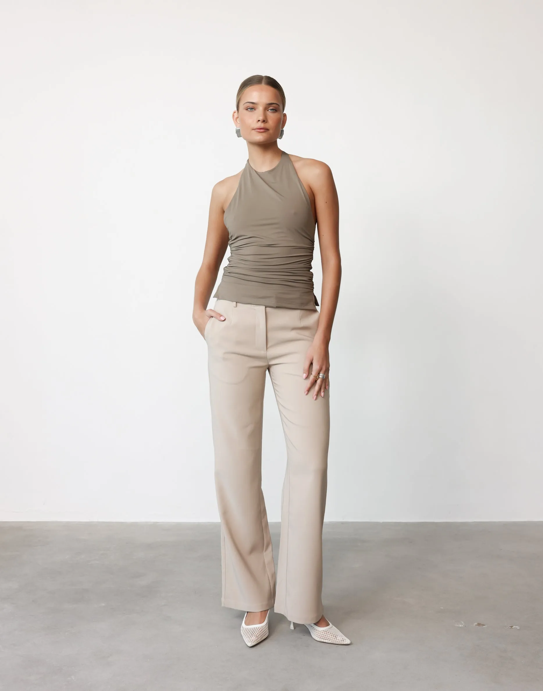 Callista Top (Stone) sold by Charcoal Clothing product image thumbnail 2