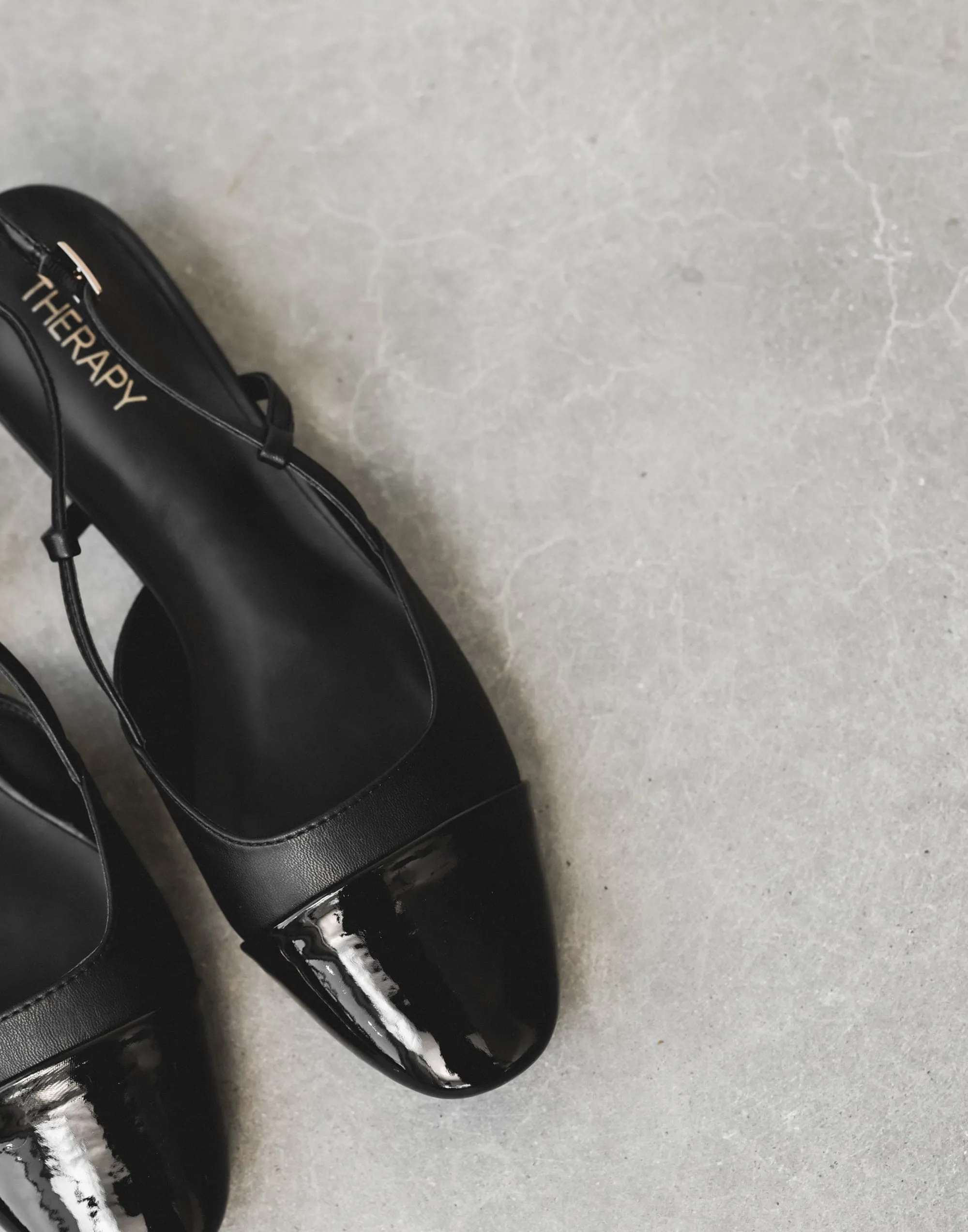 Selene Slingback Ballet (Black Smooth) - By Therapy sold by Charcoal Clothing product image thumbnail 4