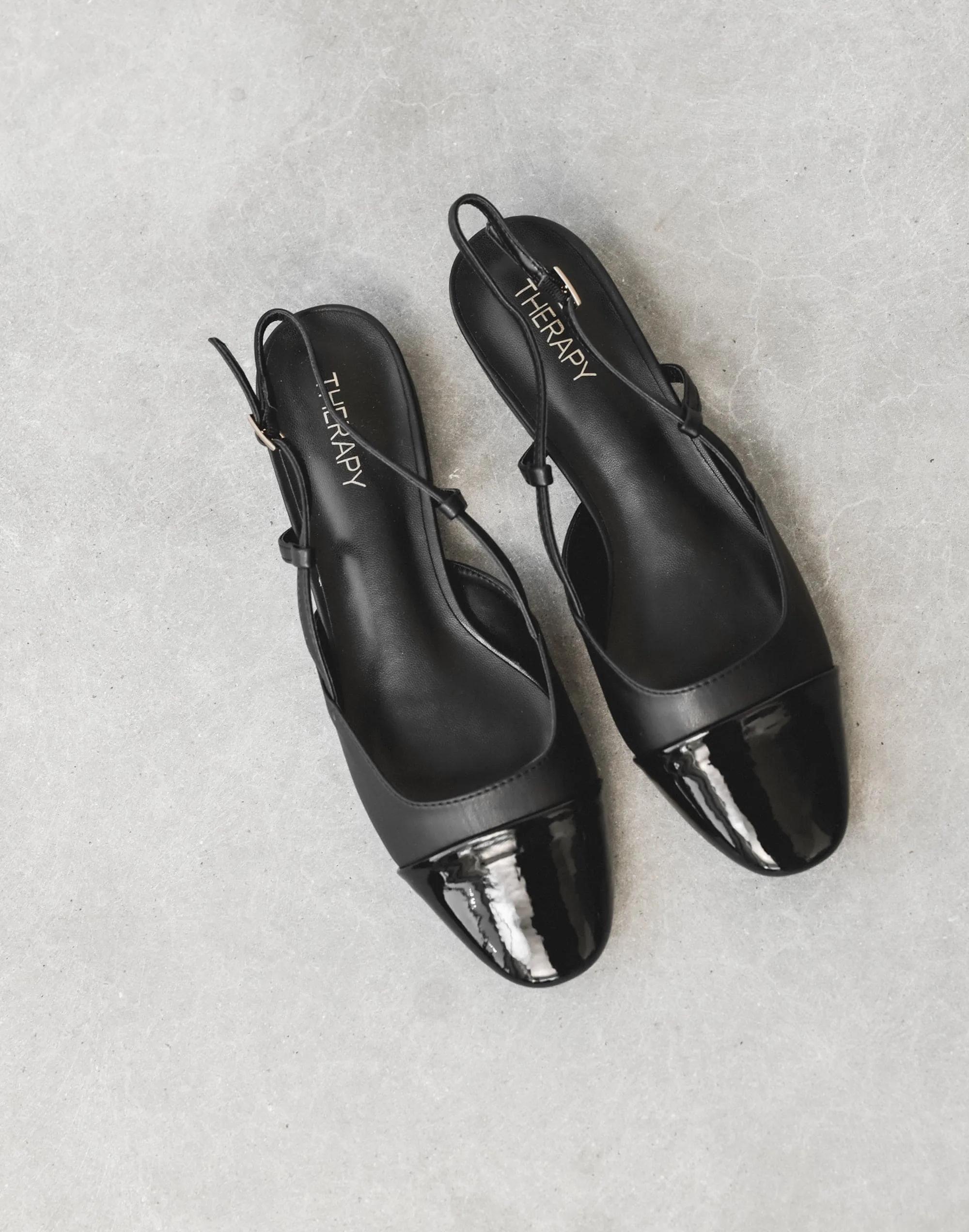 Selene Slingback Ballet (Black Smooth) - By Therapy sold by Charcoal Clothing product image thumbnail 3