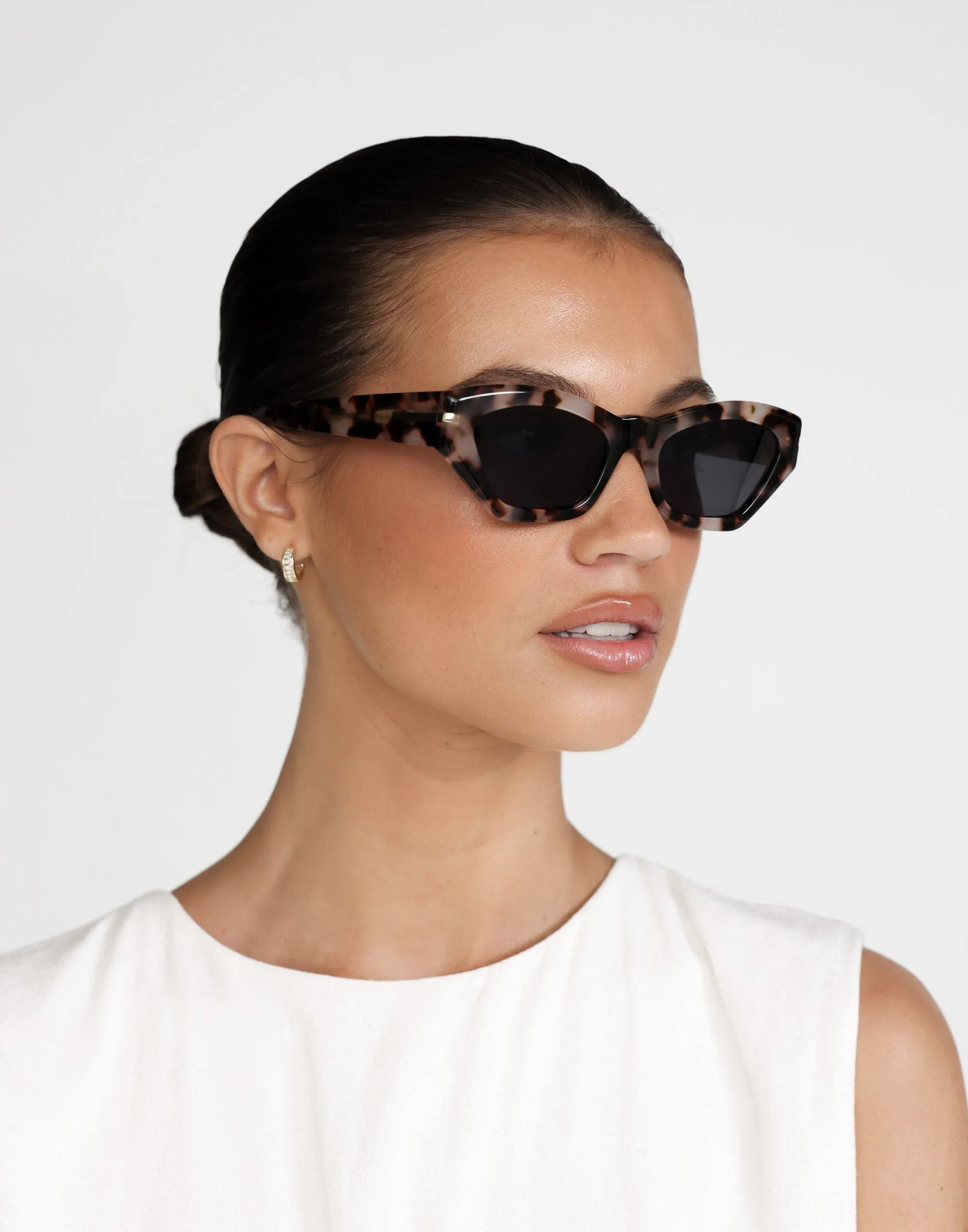 The Ellingson Sunglasses (Marble Tort Jet) - By Banbé sold by Charcoal Clothing