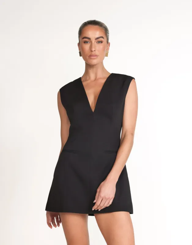Eileen Mini Dress (Black) sold by Charcoal Clothing