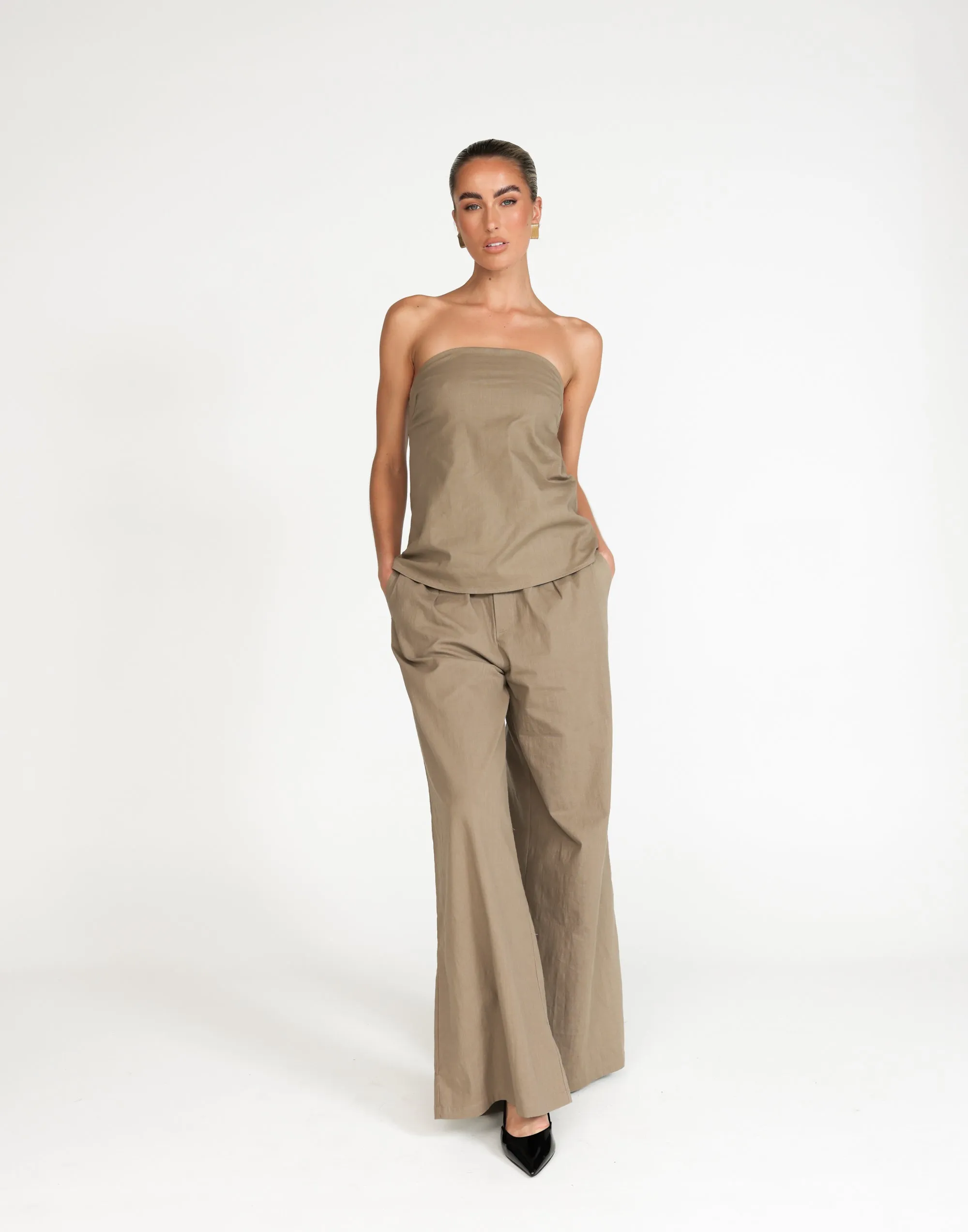 Yasmina Pants (Mushroom) sold by Charcoal Clothing product image thumbnail 5