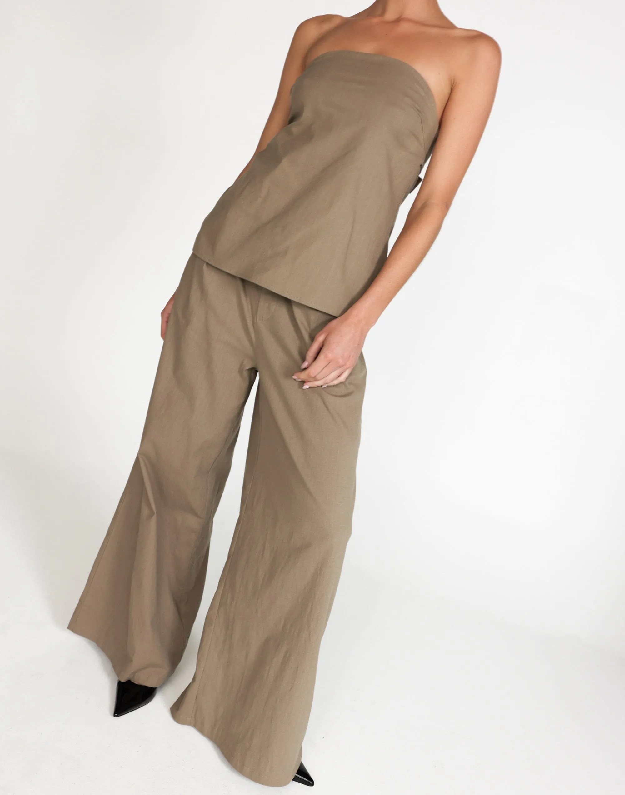 Yasmina Pants (Mushroom) sold by Charcoal Clothing product image thumbnail 2