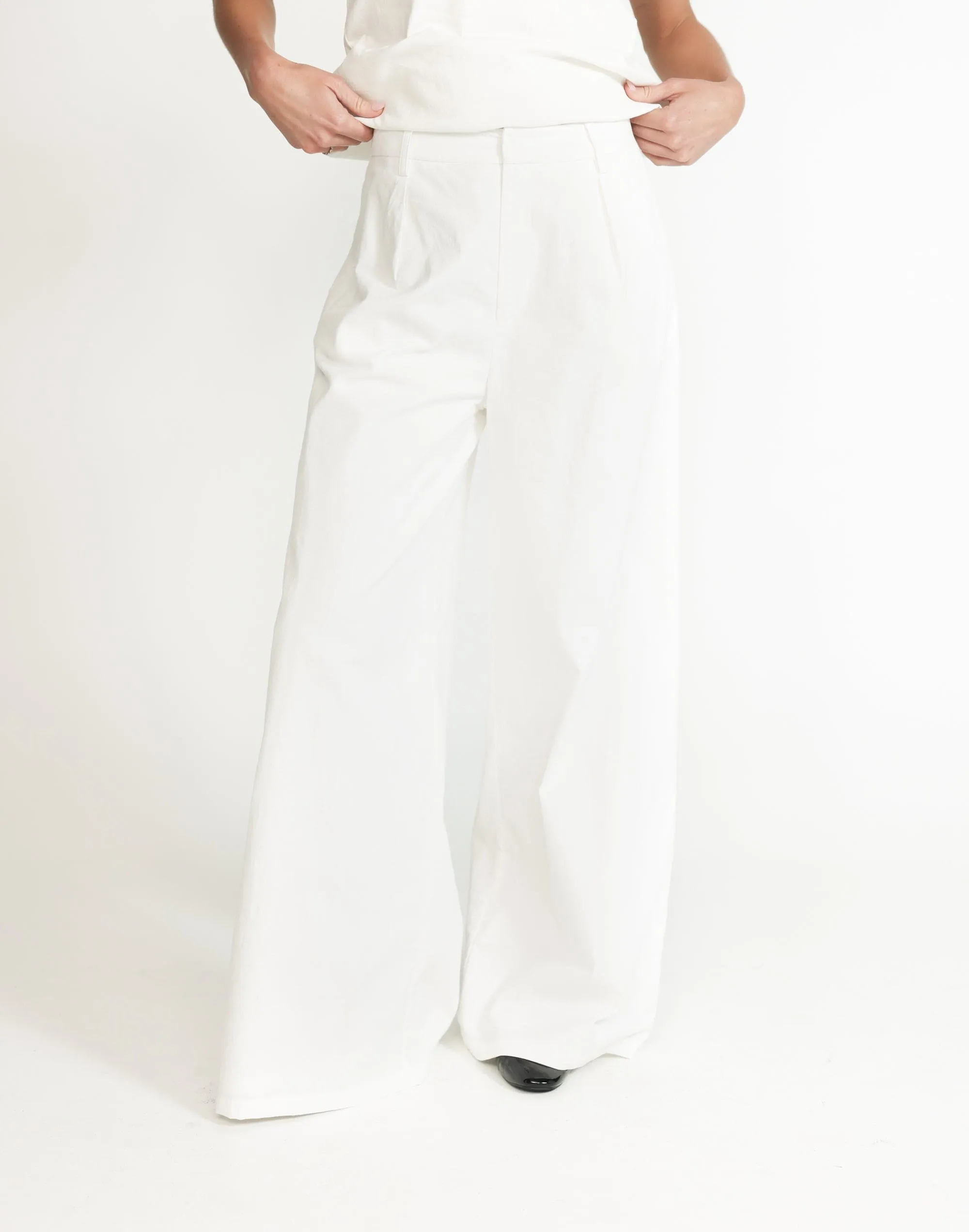 Yasmina Pants (White) sold by Charcoal Clothing product image thumbnail 2