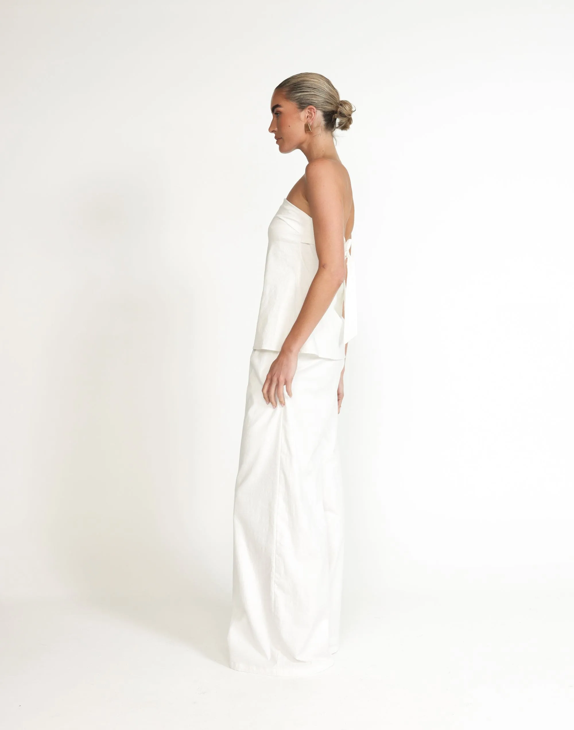 Yasmina Pants (White) sold by Charcoal Clothing product image thumbnail 4