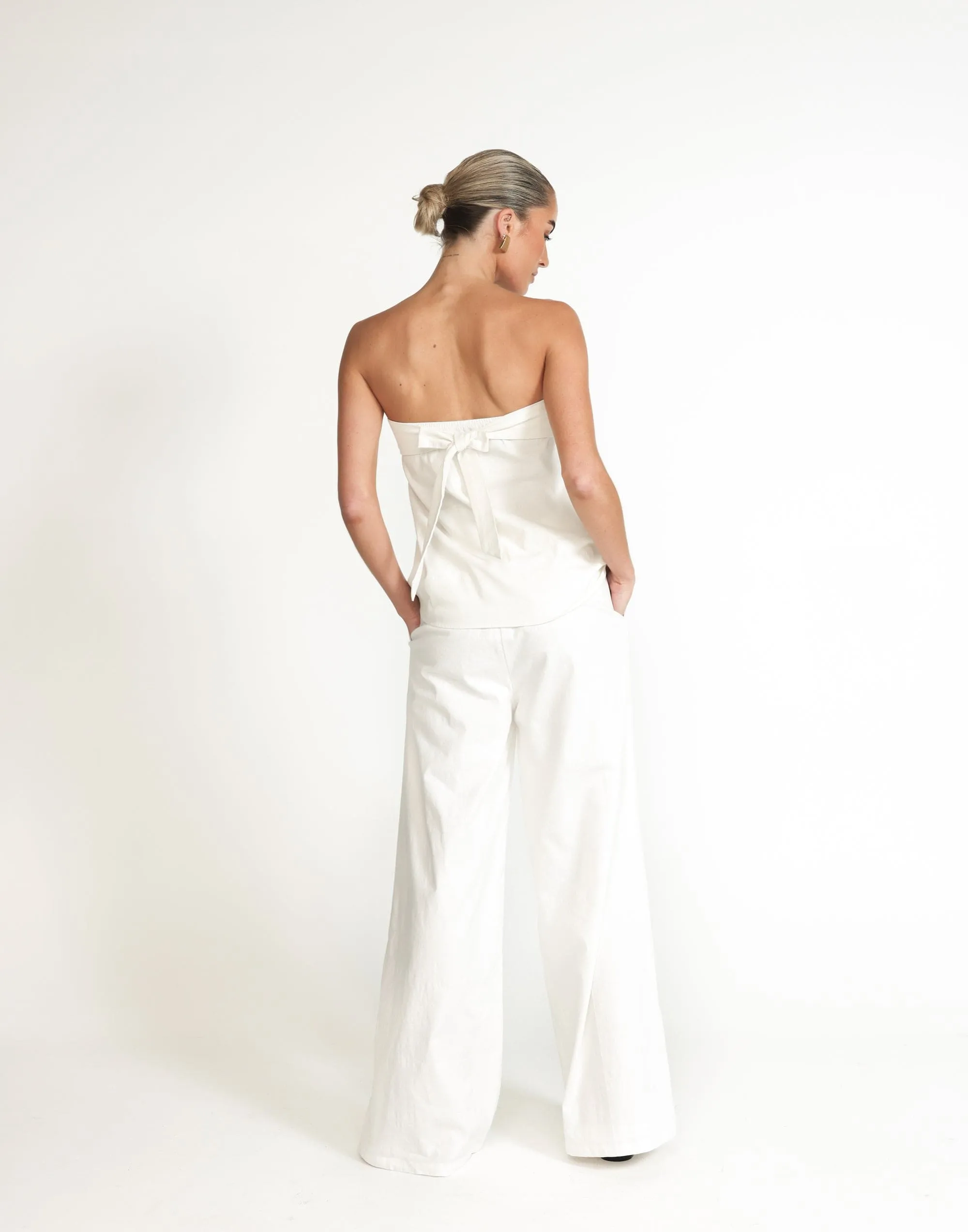 Yasmina Pants (White) sold by Charcoal Clothing product image thumbnail 5
