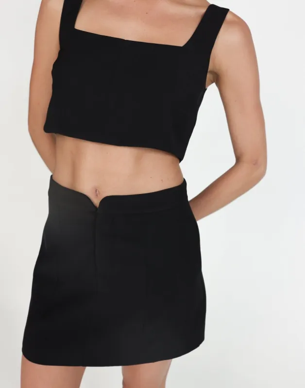 Myza Mini Skirt (Black) sold by Charcoal Clothing