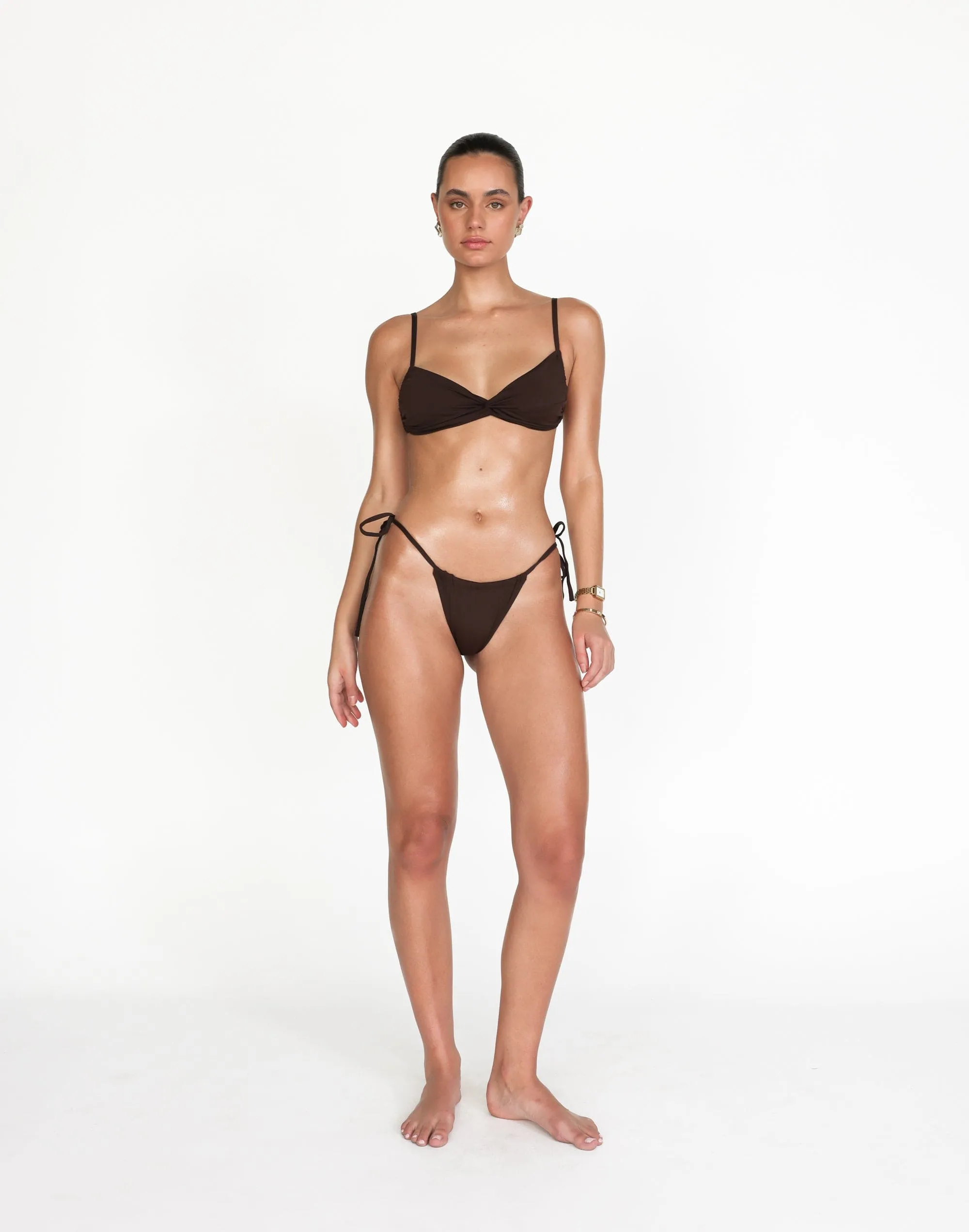 Ali Bikini Top (Chocolate) sold by Charcoal Clothing product image thumbnail 5