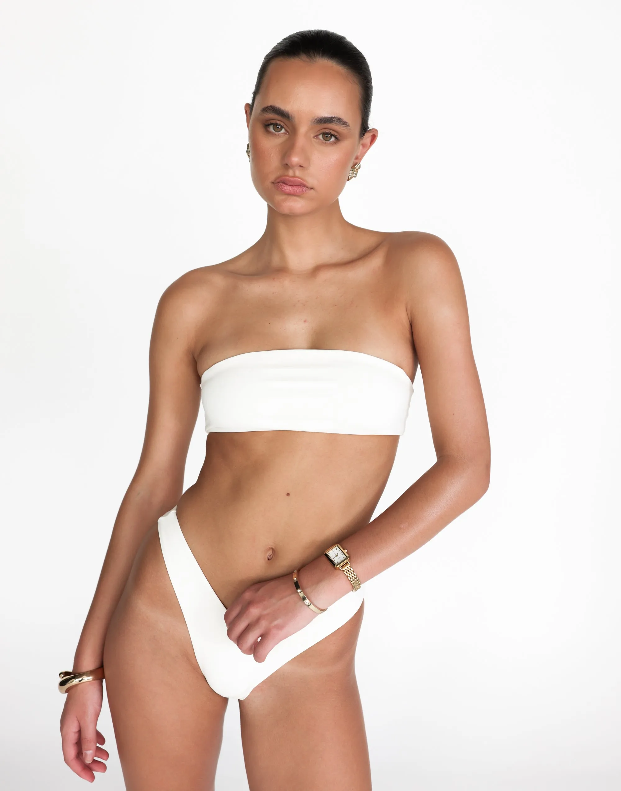 Soraya Bikini Top (Pearl) sold by Charcoal Clothing