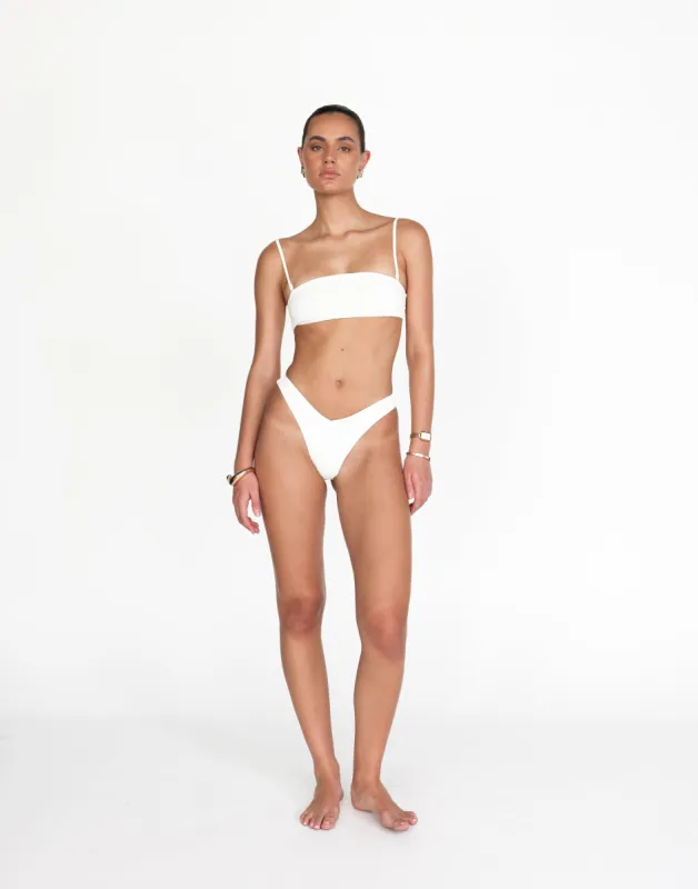 Soraya Bikini Bottoms (Pearl) sold by Charcoal Clothing