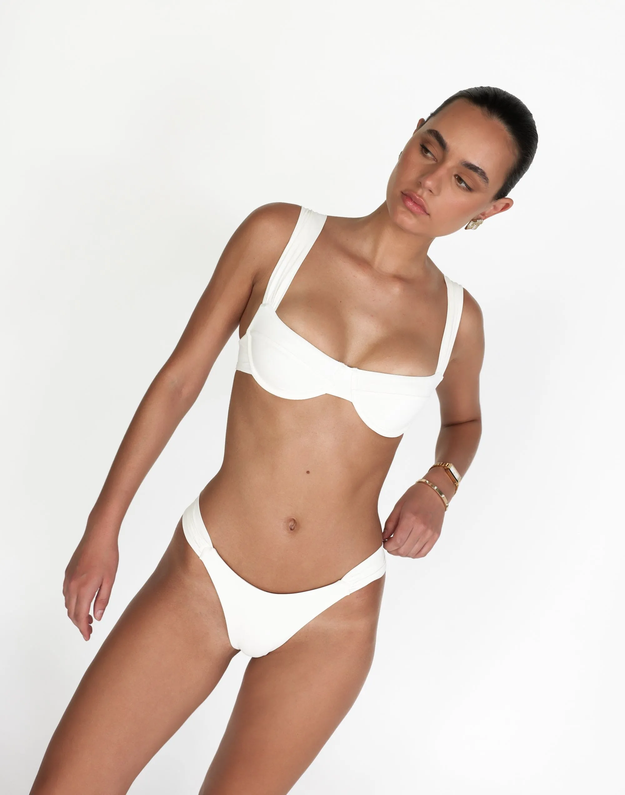 Layla Bikini Bottoms (Pearl) sold by Charcoal Clothing product image thumbnail 4