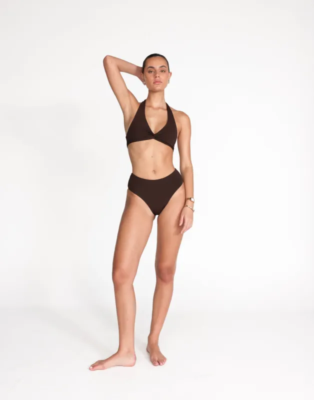 Beni Bikini Bottoms (Chocolate) sold by Charcoal Clothing