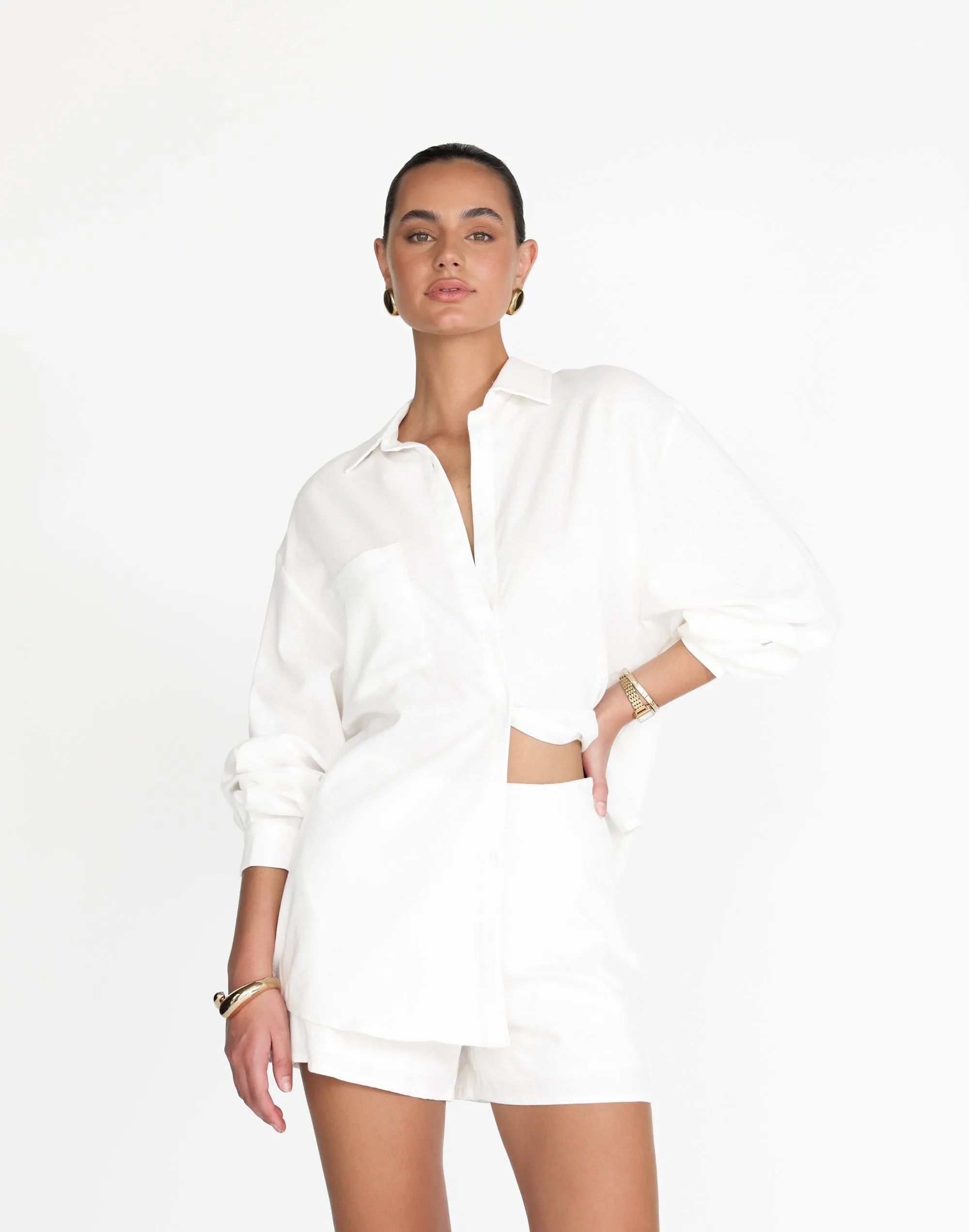 Nadia Shirt (White) sold by Charcoal Clothing product image thumbnail 2