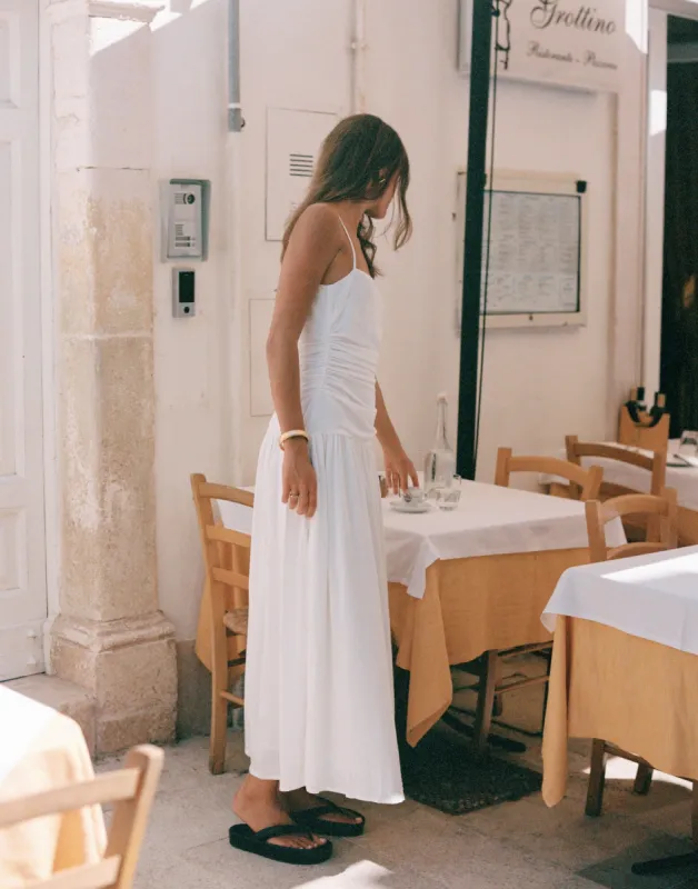Reese Maxi Dress (White) sold by Charcoal Clothing