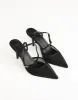 Ketifa Heels (Black Mesh) - By Billini sold by Charcoal Clothing