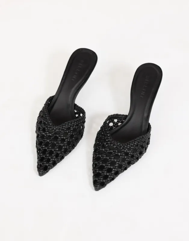Dottie Heels (Black) - By Billini sold by Charcoal Clothing