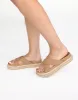 Allyra Slides (Dark Sand) - By Billini sold by Charcoal Clothing