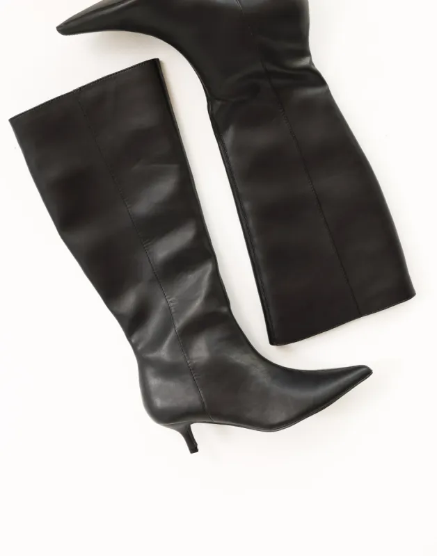 Charlie Boots (Black) - By Billini sold by Charcoal Clothing