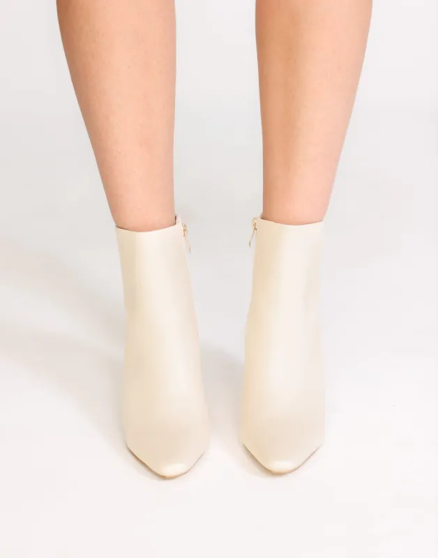 Indeera Boots (Bone) - By Billini sold by Charcoal Clothing
