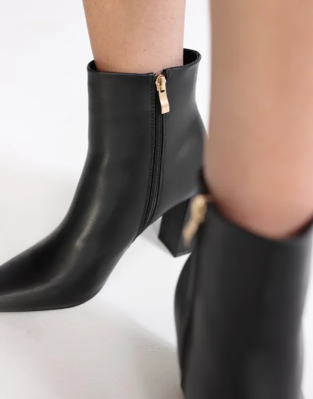 Indeera Boots (Black) - By Billini sold by Charcoal Clothing