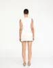 Jemima Mini Skirt (Oat) sold by Charcoal Clothing
