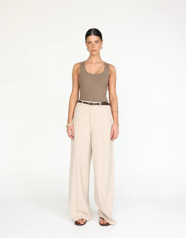 Briley Top (Mushroom) sold by Charcoal Clothing