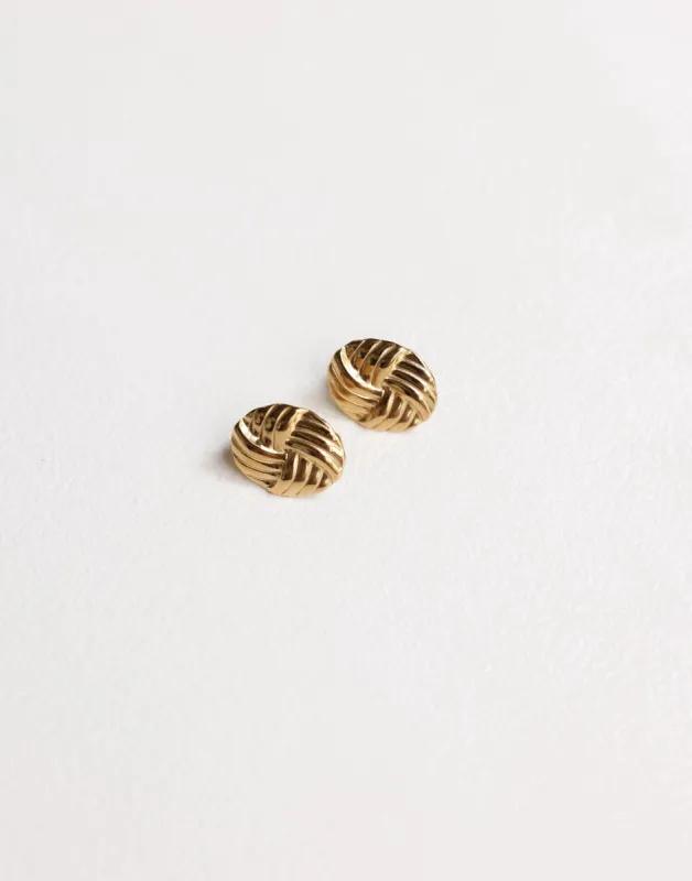Bianca Earrings (Gold) sold by Charcoal Clothing