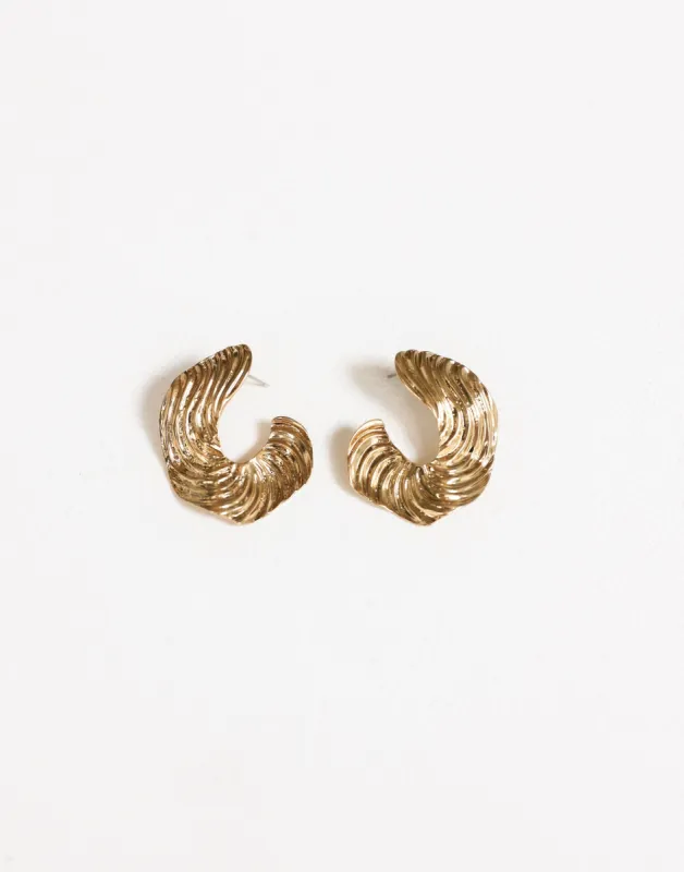 Martell Earrings (Gold) sold by Charcoal Clothing