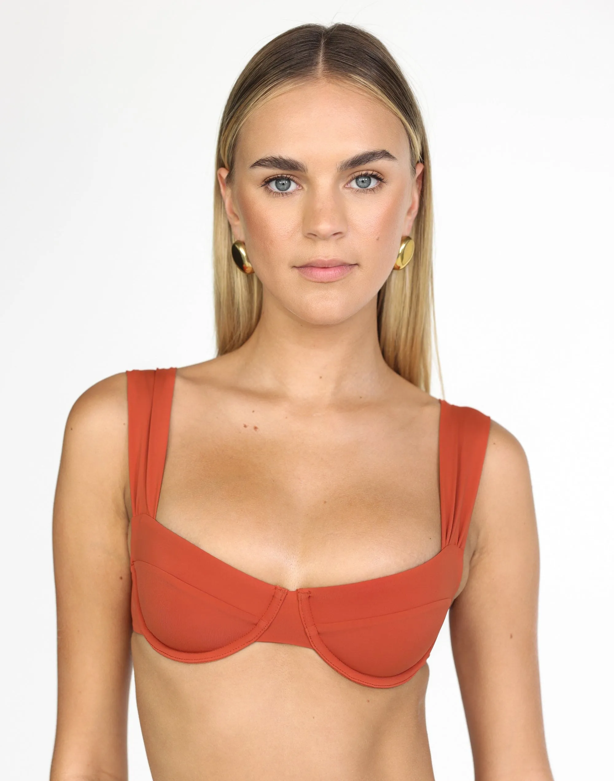 Layla Balconette Bikini Top (Paprika) sold by Charcoal Clothing product image thumbnail 4