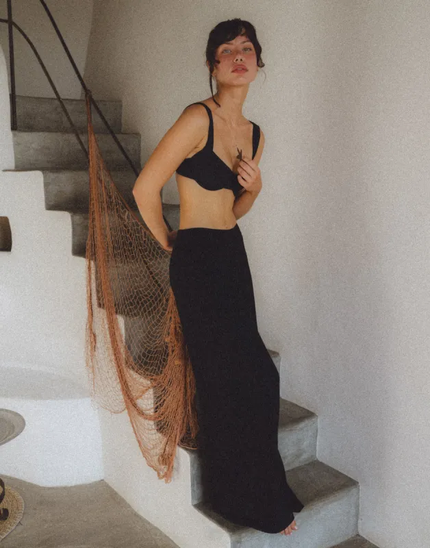 Layla Balconette Bikini Top (Black) sold by Charcoal Clothing