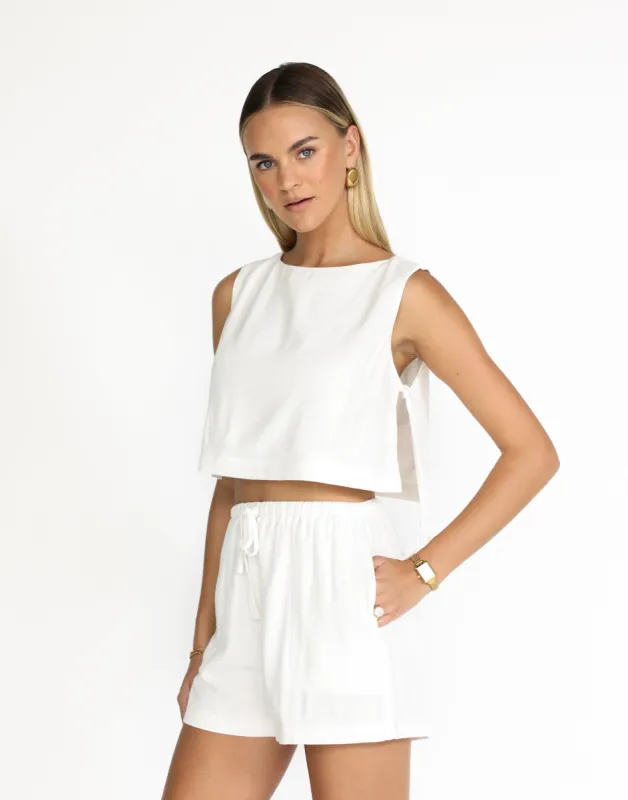 Sabrina Shorts (White) sold by Charcoal Clothing