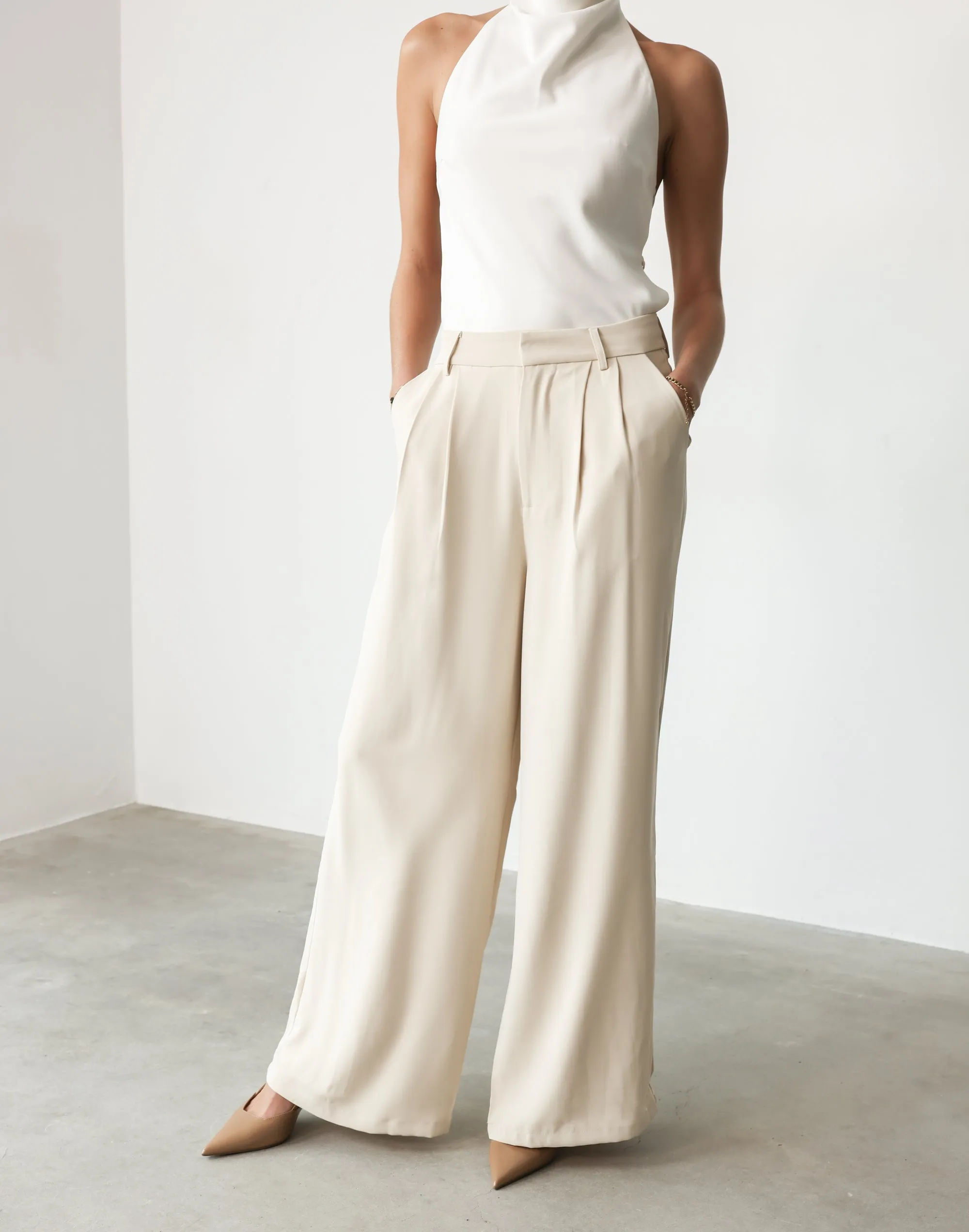 Chicago Pants (Oat) sold by Charcoal Clothing product image thumbnail 3