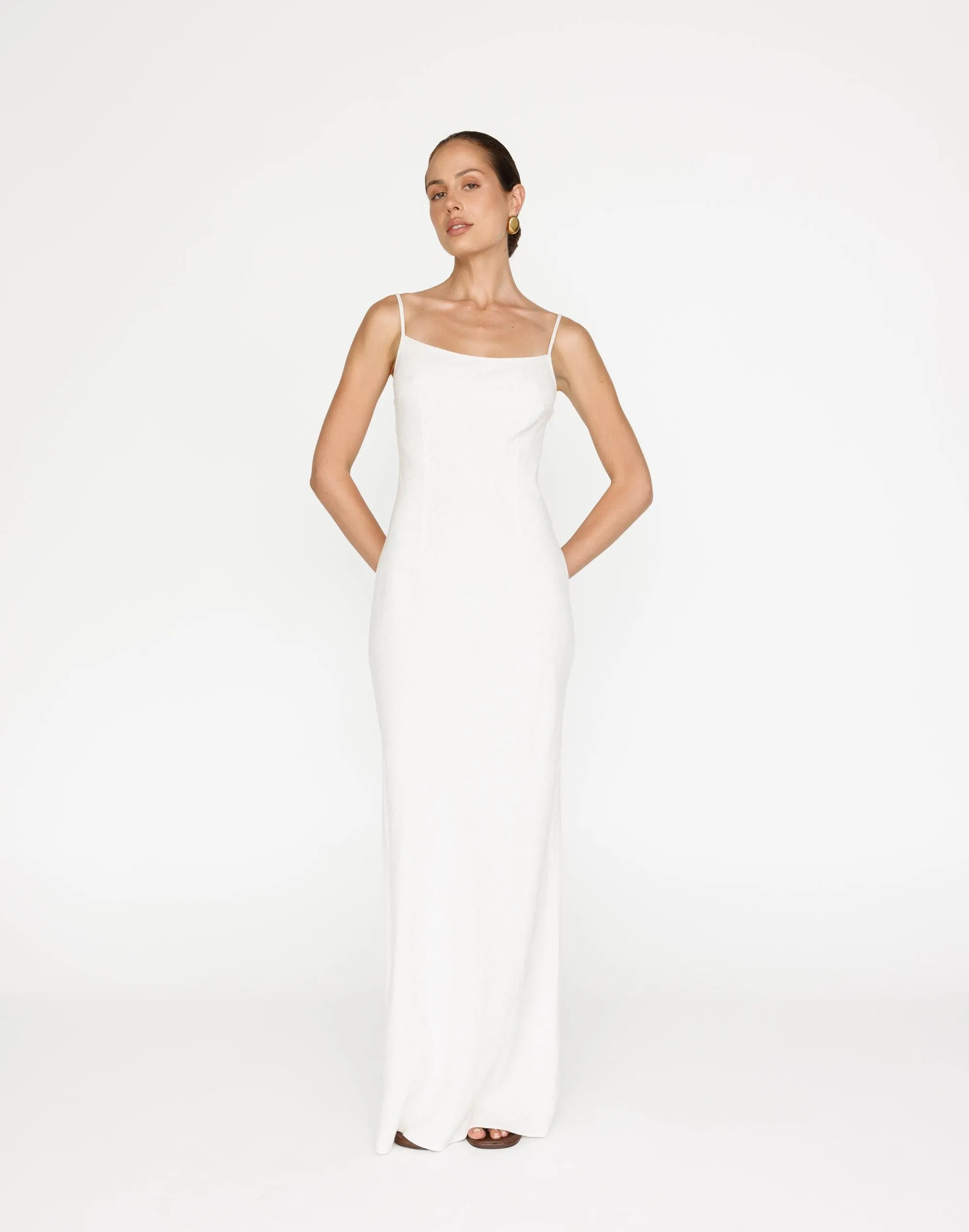 June Maxi Dress (Oat) sold by Charcoal Clothing product image thumbnail 4