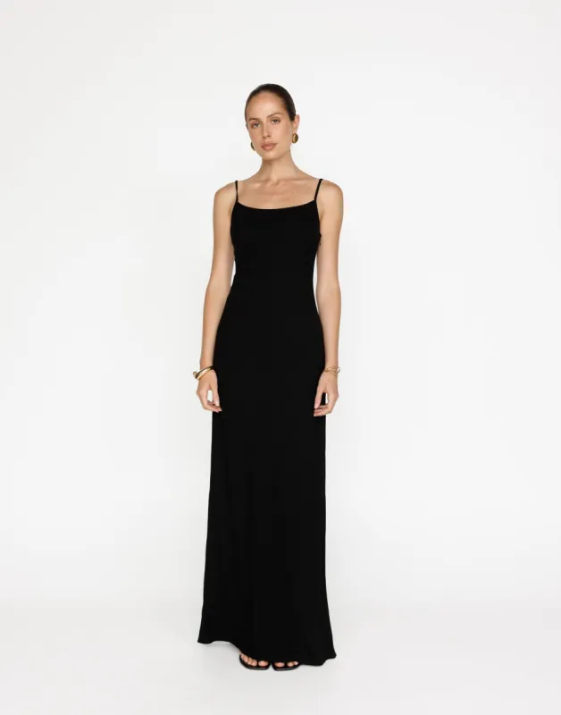 June Maxi Dress (Black) sold by Charcoal Clothing