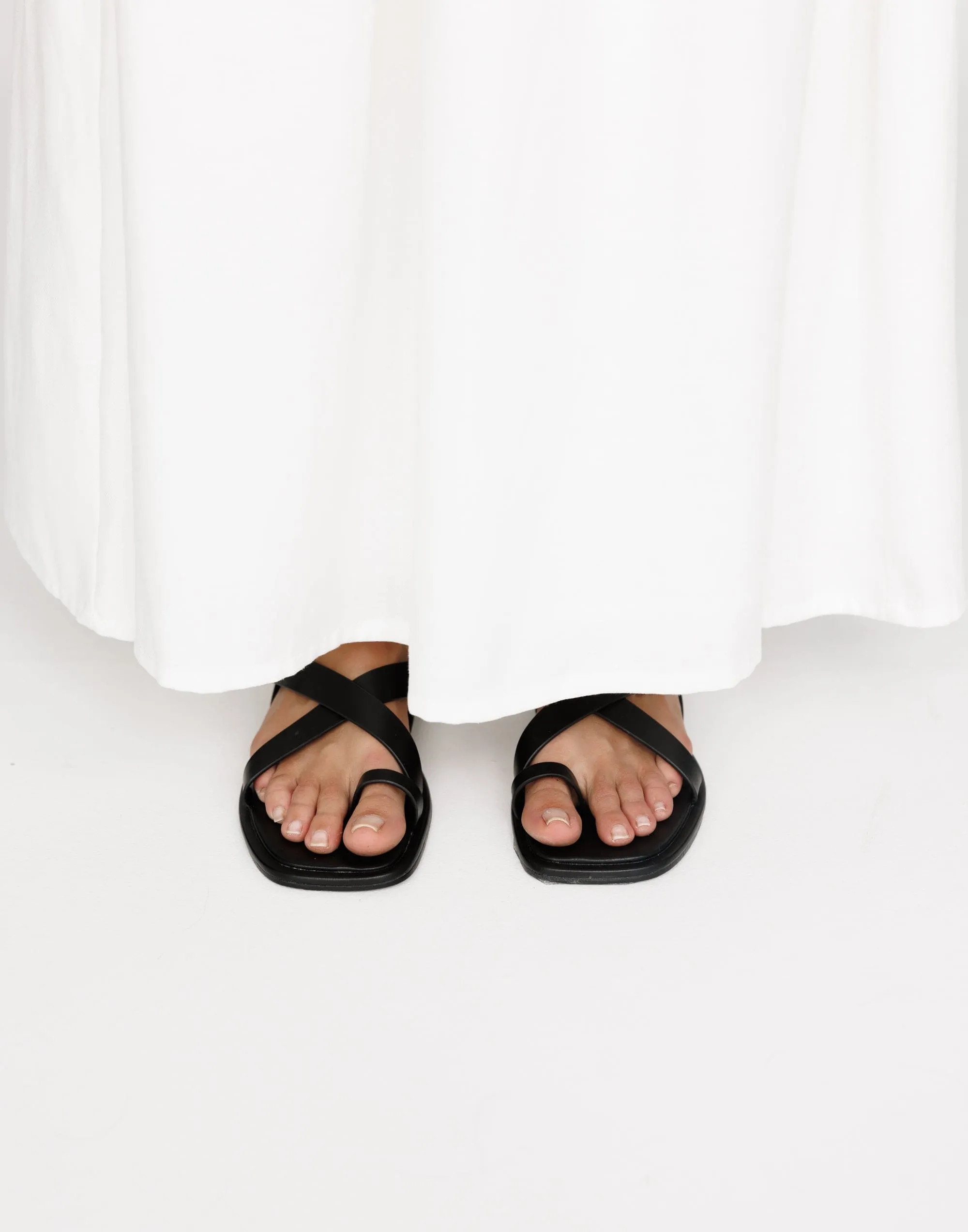 Ushi Sandals (Black) - By Billini sold by Charcoal Clothing