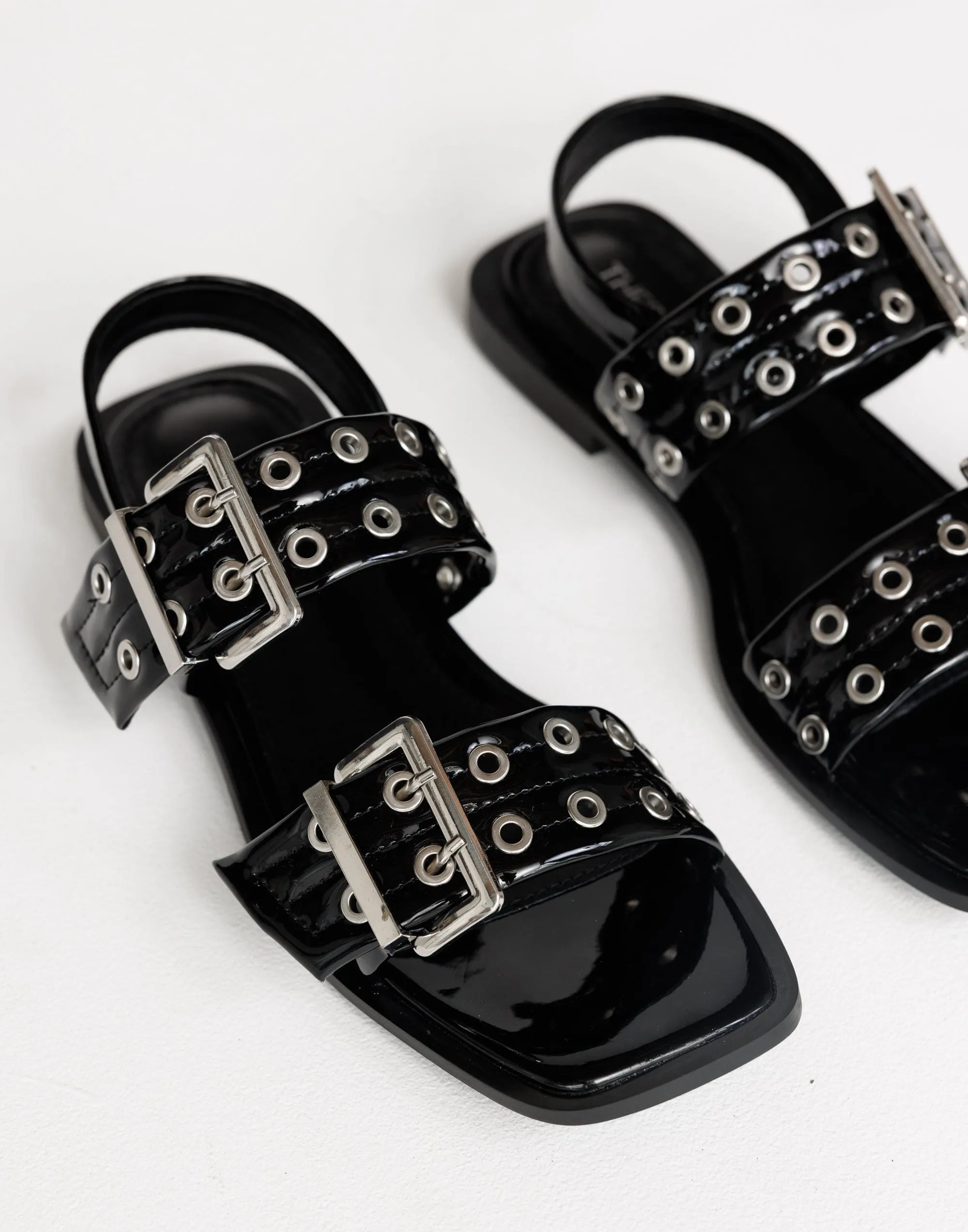 Elemental Slingback Flats (Black) - By Therapy sold by Charcoal Clothing