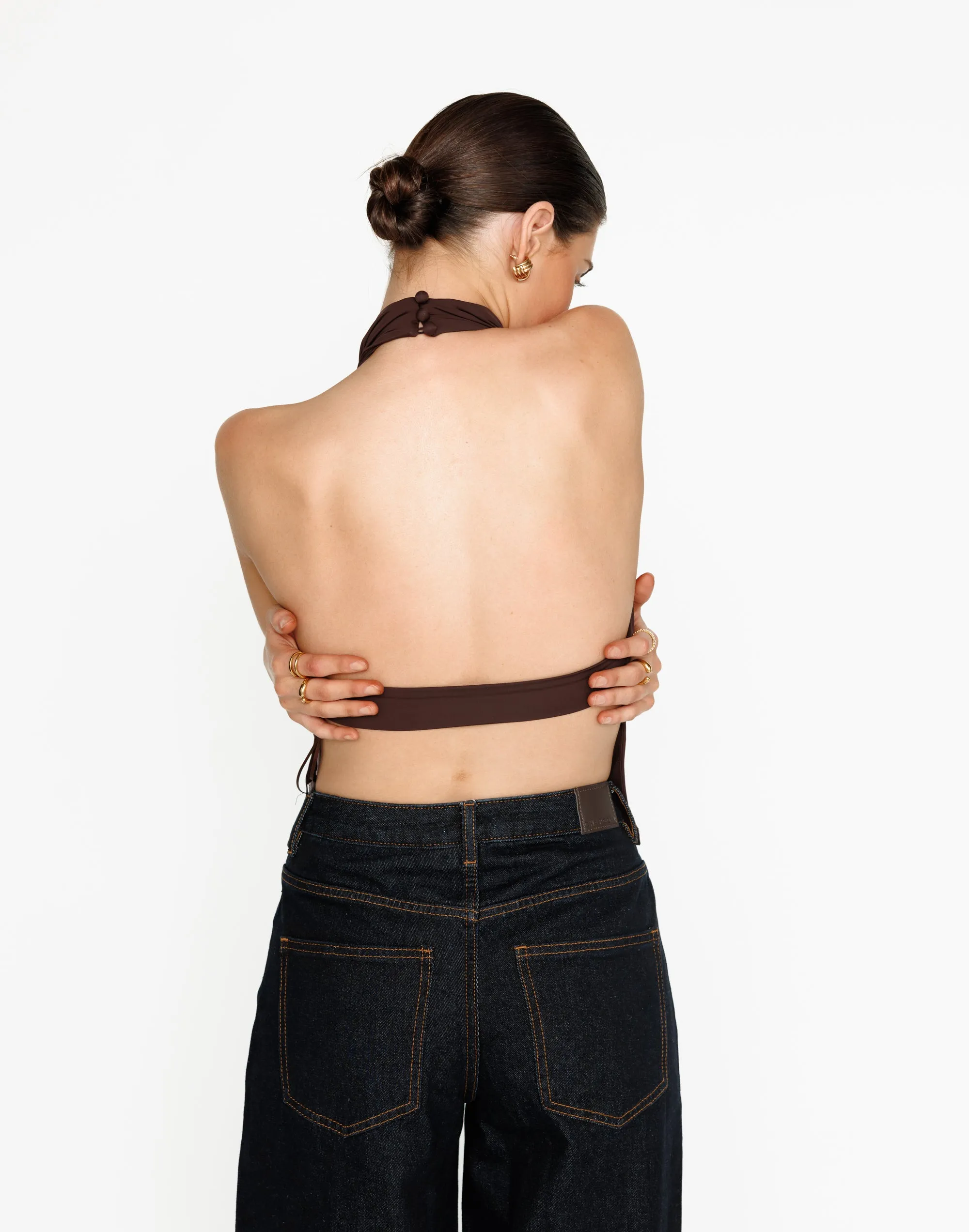 Tansie Top (Cocoa) sold by Charcoal Clothing product image thumbnail 5