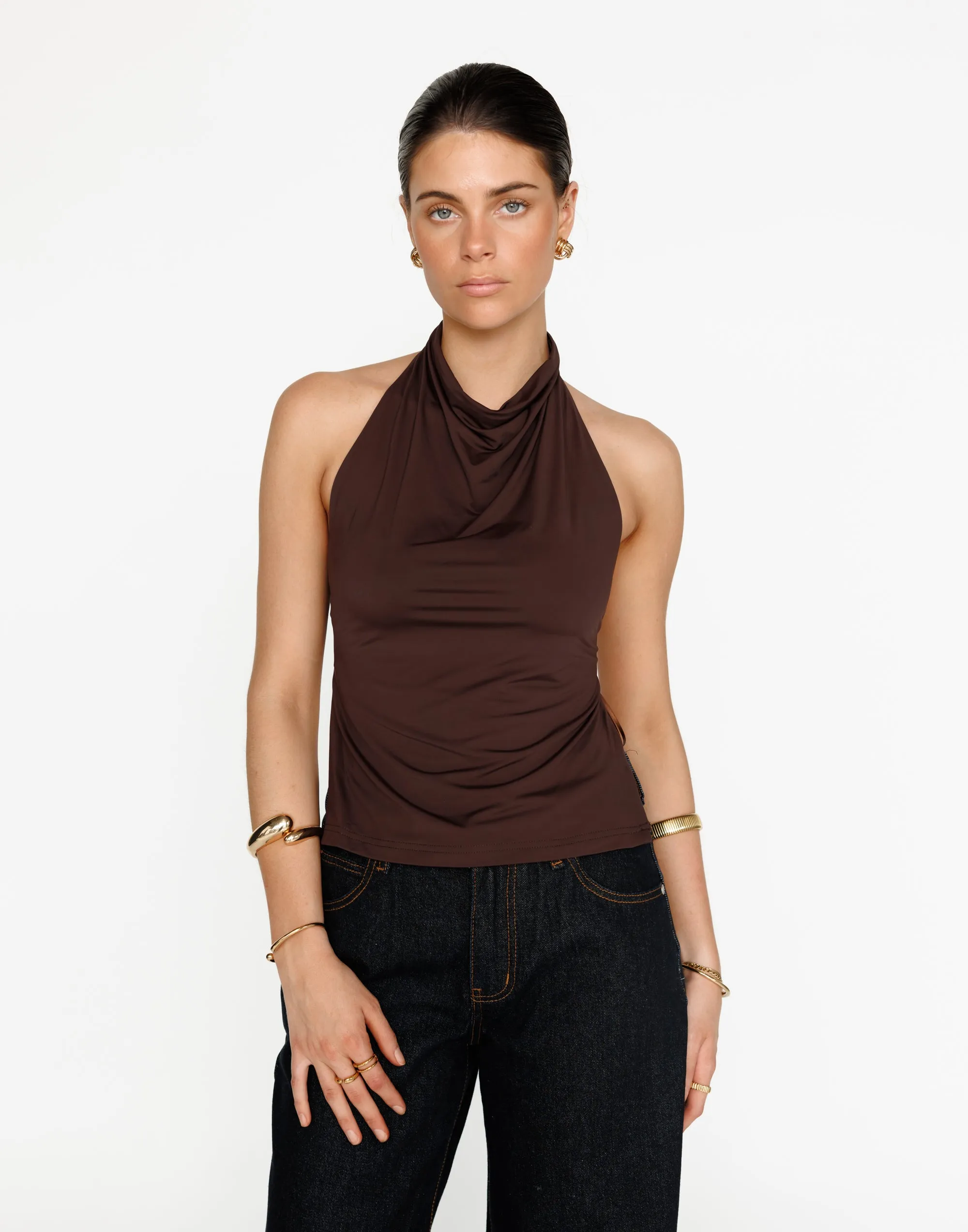 Tansie Top (Cocoa) sold by Charcoal Clothing product image thumbnail 4