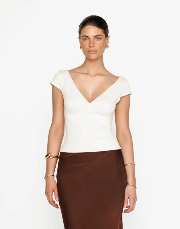 Melody Top (Oat) sold by Charcoal Clothing