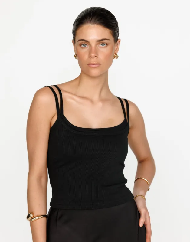 Sun-baked Top (Black) sold by Charcoal Clothing