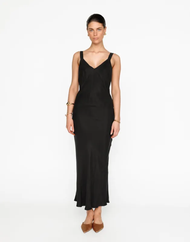 Kirsty Maxi Dress (Black) sold by Charcoal Clothing