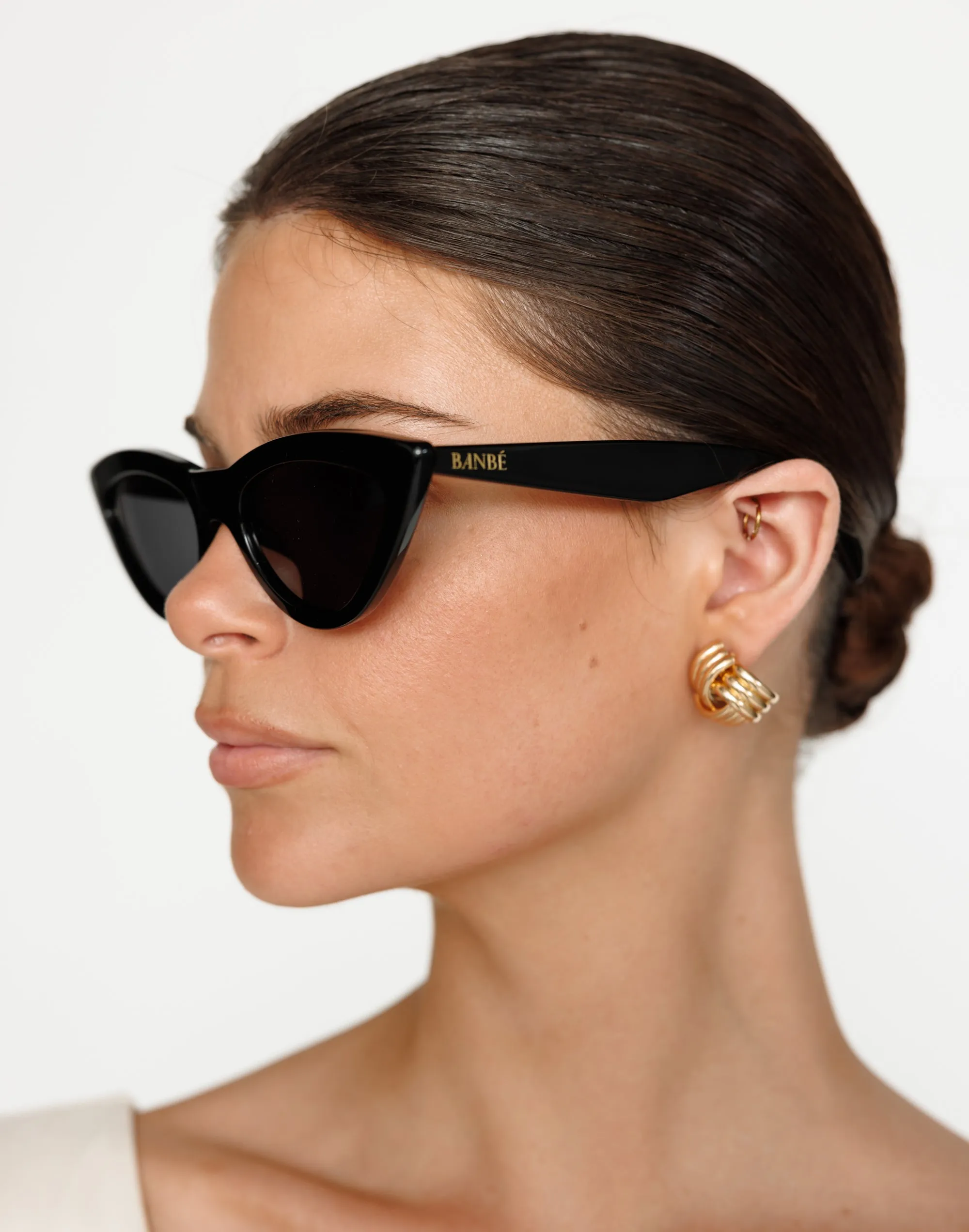 The Linda Sunglasses (Black) - By Banbé sold by Charcoal Clothing product image thumbnail 2
