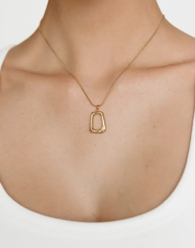 Shayla Necklace (Gold) sold by Charcoal Clothing